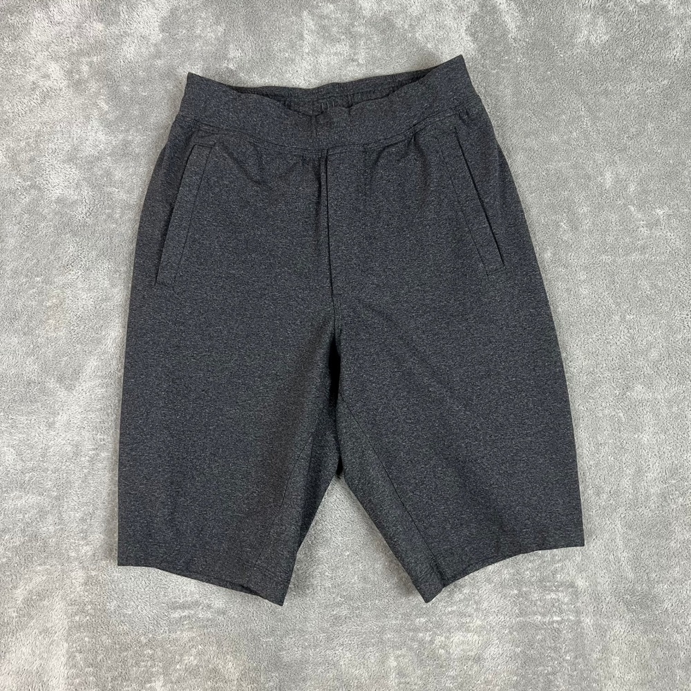 Lululemon Linerless Workout Shorts Mens S Grey Performance Stretch